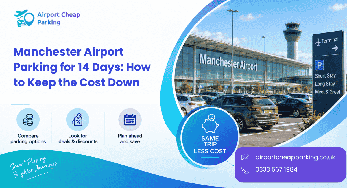 Manchester Airport parking for 14 days