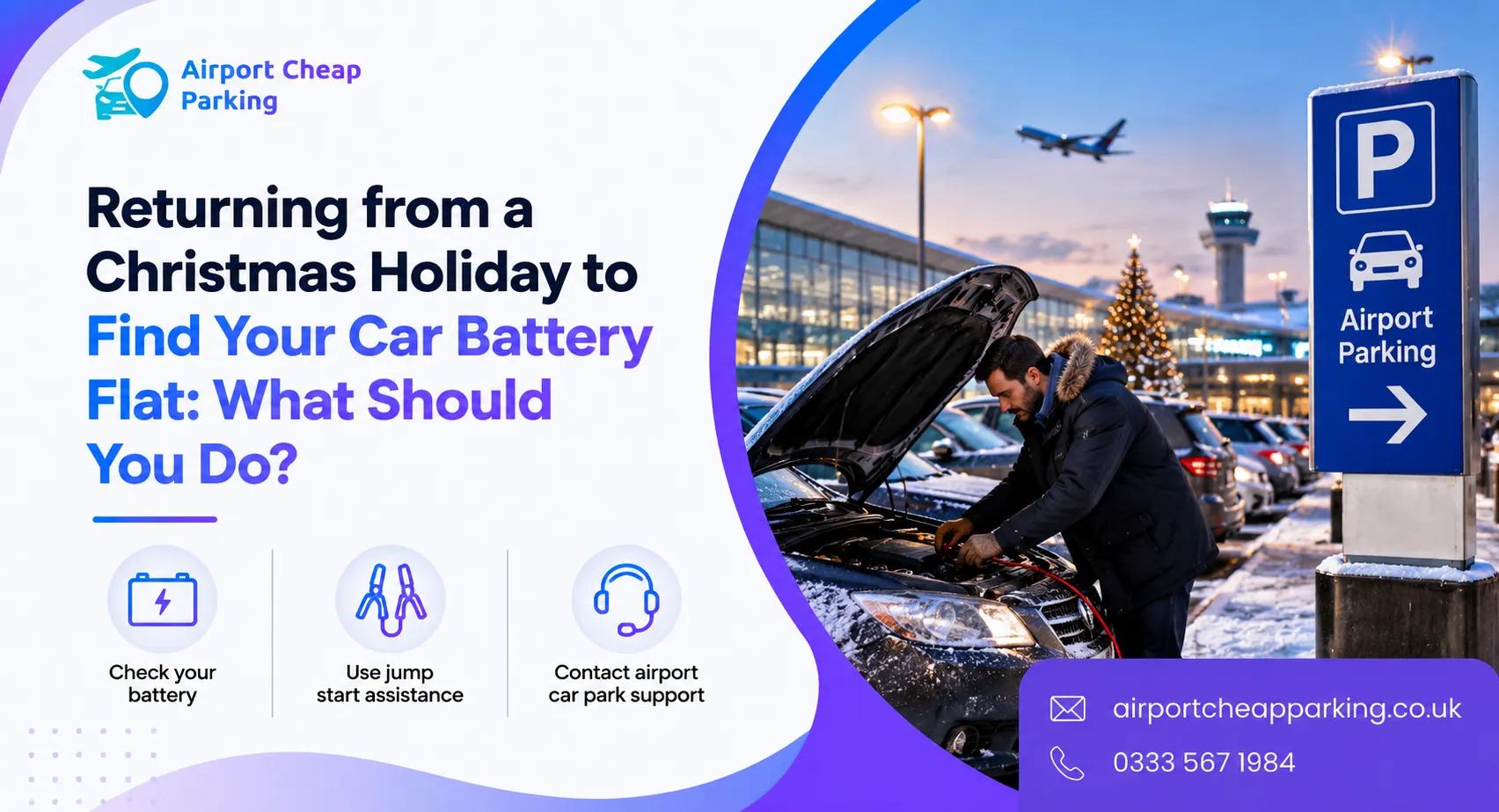 Christmas Airport Parking Battery Help