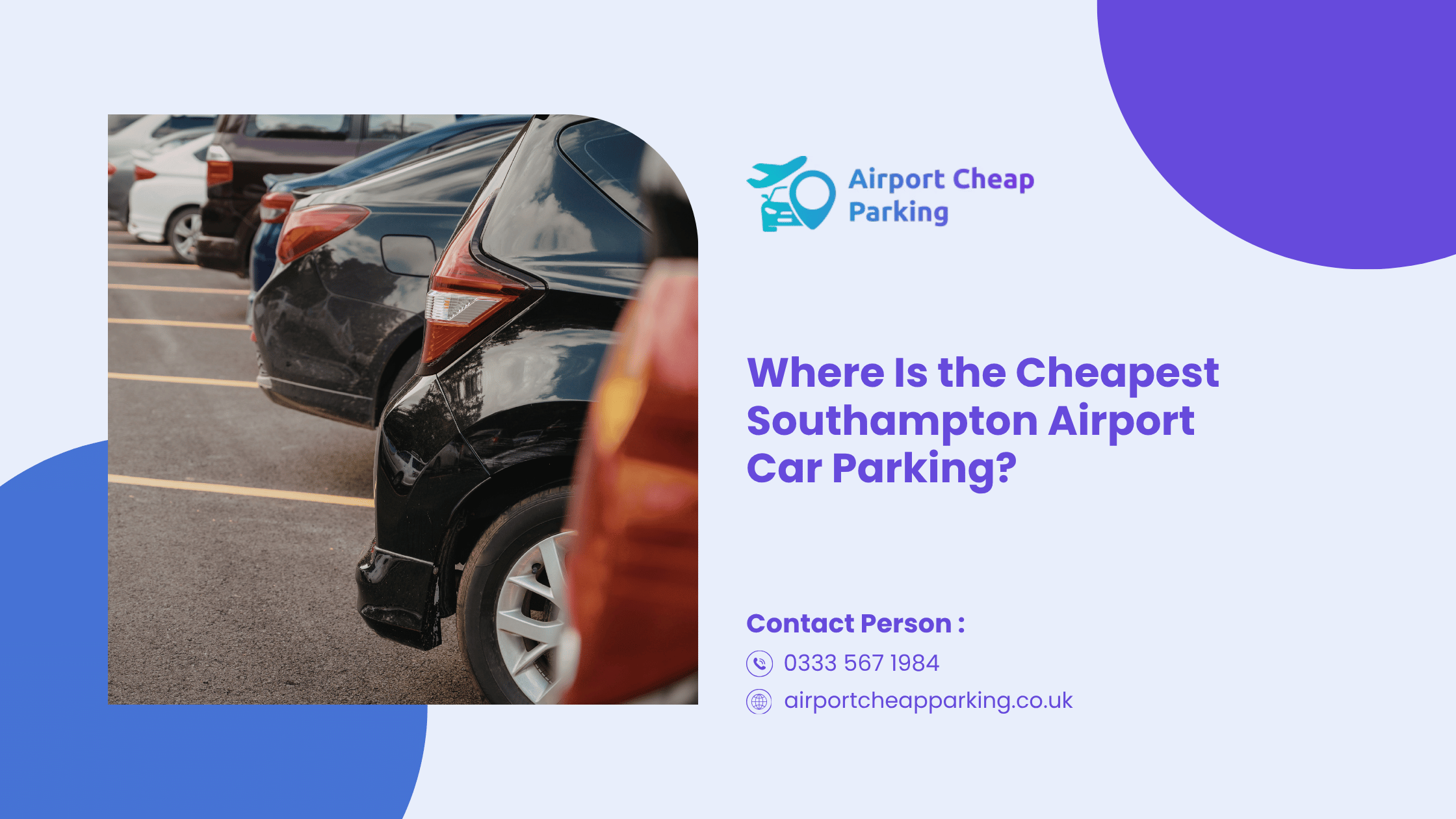 Where Is the Cheapest Southampton Airport Car Parking?