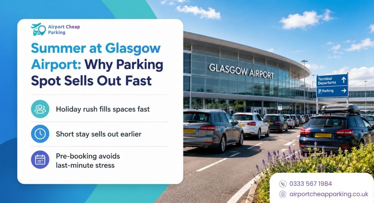 Summer at Glasgow Airport: Why Parking Spots Sell Out Fast