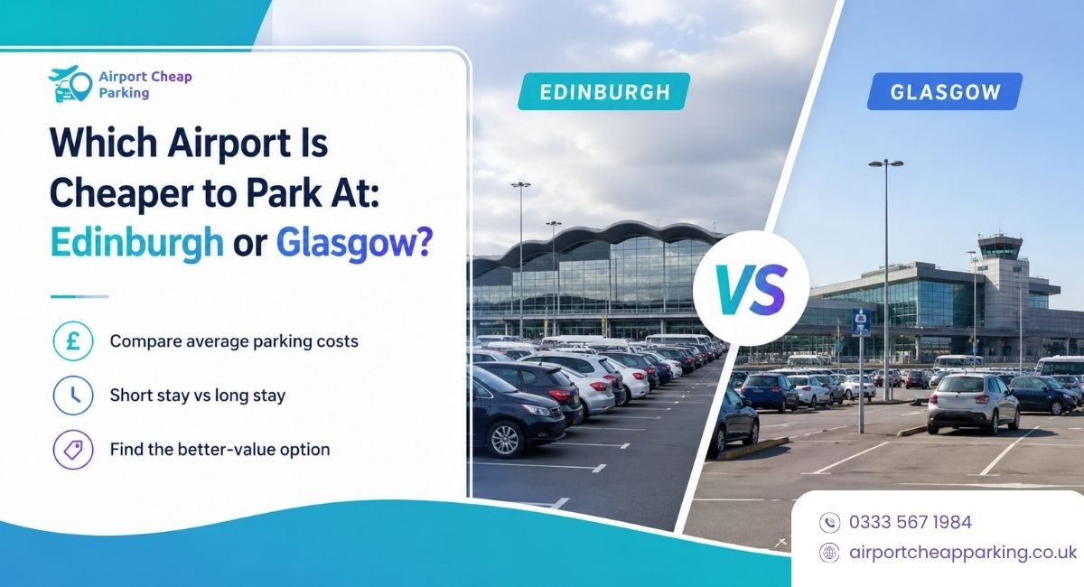 Which Airport Is Cheaper to Park At: Edinburgh or Glasgow?